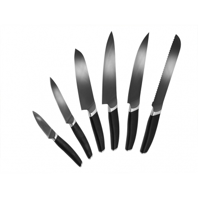 Onyx Cookware™ Keramik-stål-hybrid 6-delar All-round Knivset