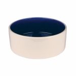Keramikskål Vit/Blå